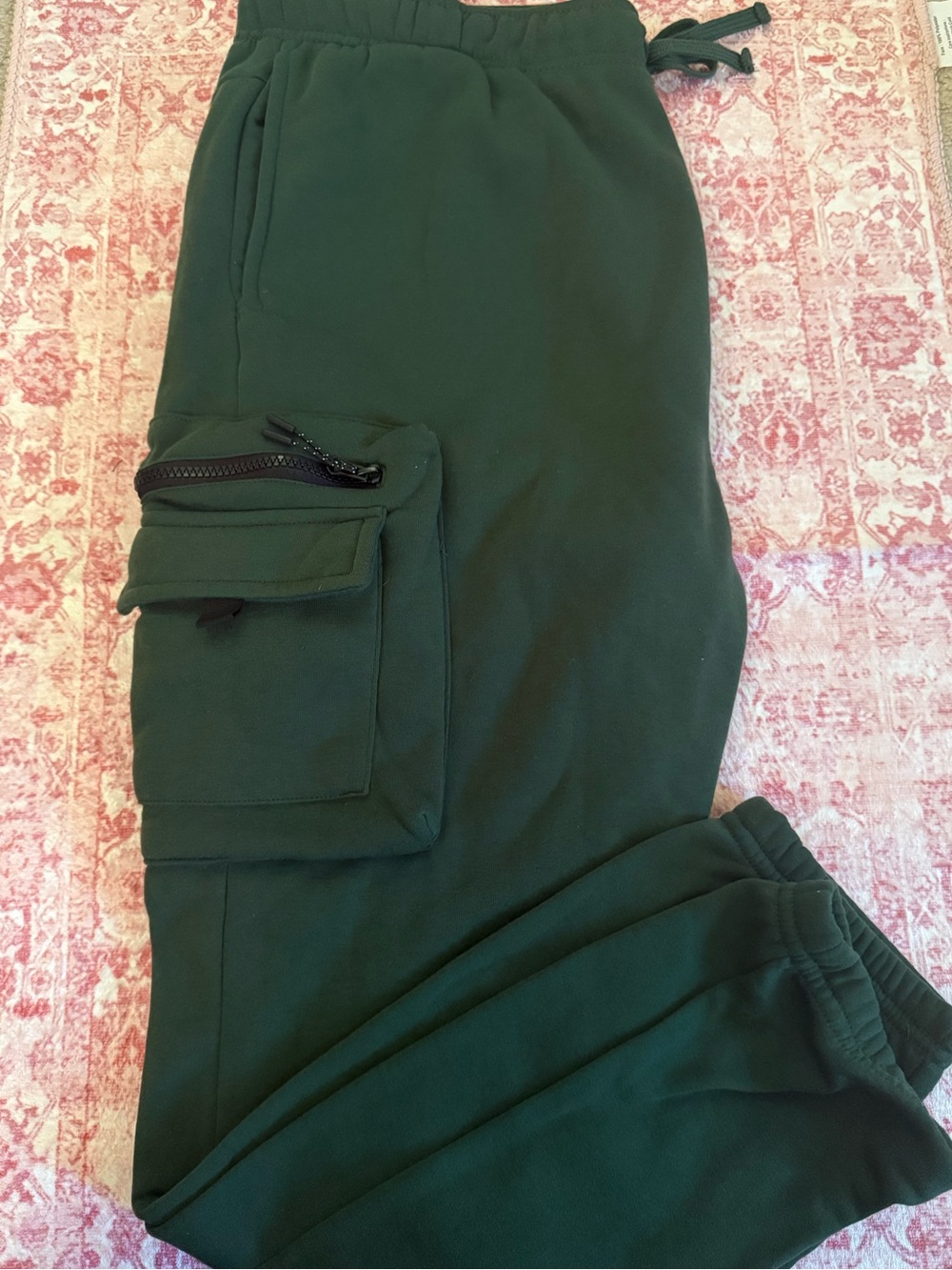 Brooklyn Cloth Deep Green Cargo Joggers with Utility Pocket
